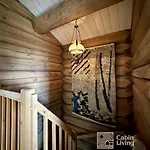 Large Log At With Sauna, Fireplace And Panoramic View *