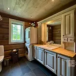 בית נופש Large Log At With Sauna, Fireplace And Panoramic View Sjusjøen