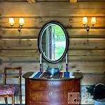 Large Log At With Sauna, Fireplace And Panoramic View בית נופש *
