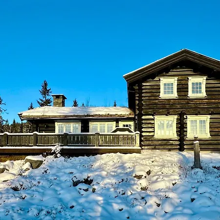 Large Log At With Sauna, Fireplace And Panoramic View * Sjusjøen