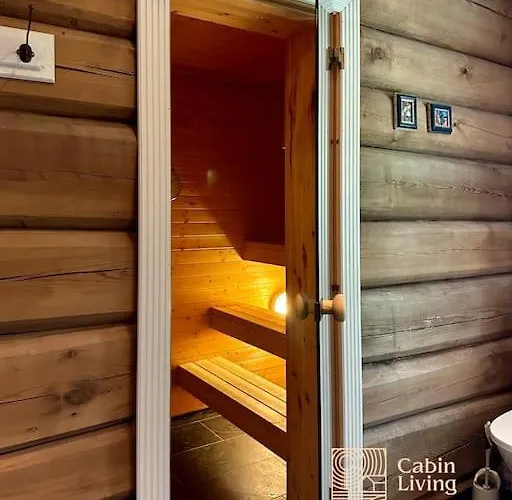 Large Log At With Sauna, Fireplace And Panoramic View 度假居 Sjusjøen
