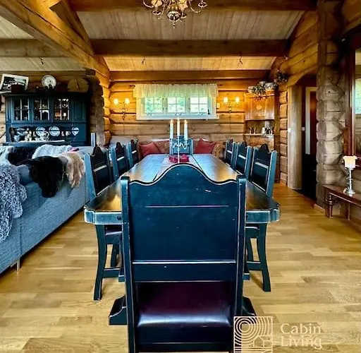 Large Log At With Sauna, Fireplace And Panoramic View * Sjusjøen