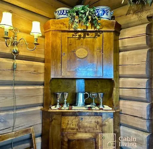 Large Log At With Sauna, Fireplace And Panoramic View *