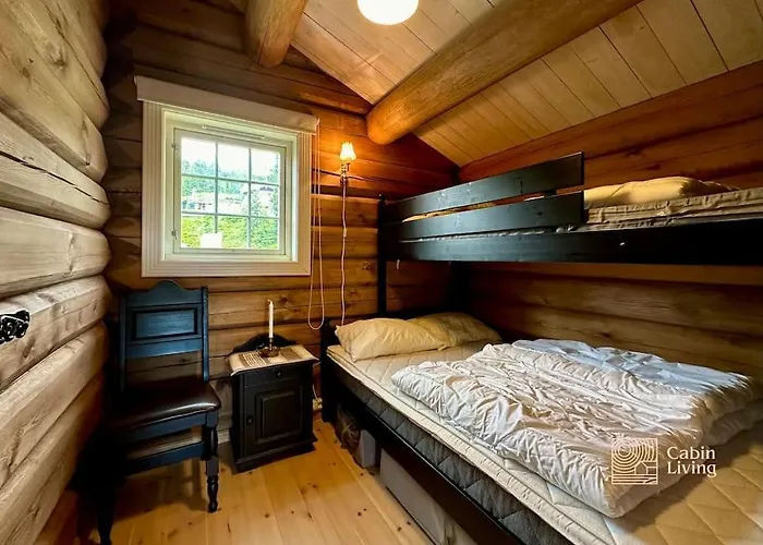 Large Log At With Sauna, Fireplace And Panoramic View Ferienhaus