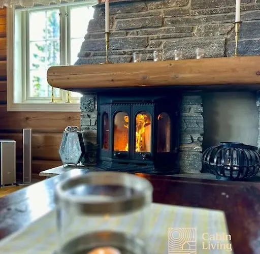 Large Log At With Sauna, Fireplace And Panoramic View *