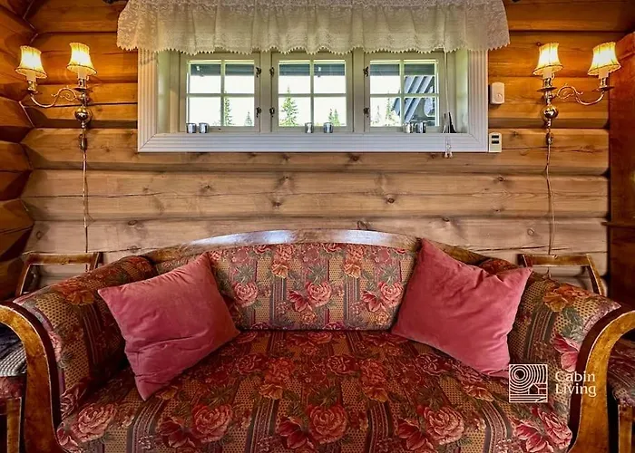 度假居 Large Log At With Sauna, Fireplace And Panoramic View