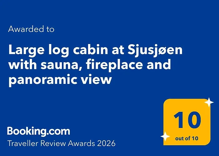 度假居 Large Log At With Sauna, Fireplace And Panoramic View *