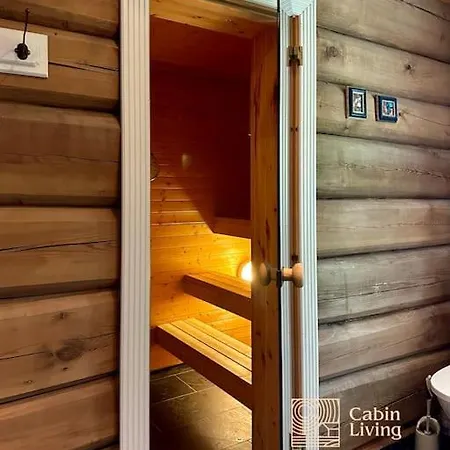 Large Log At With Sauna, Fireplace And Panoramic View Casa vacanze Sjusjøen