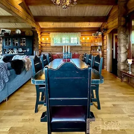 Large Log At With Sauna, Fireplace And Panoramic View * Sjusjøen