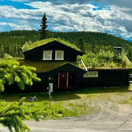 Feriehus Large Log At With Sauna, Fireplace And Panoramic View