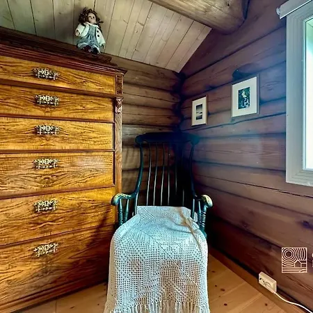 Feriehus Large Log At With Sauna, Fireplace And Panoramic View